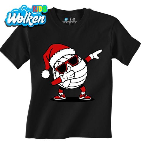 Obrázek produktu Dětské tričko Vánoční Dabující Volejbalový Míč