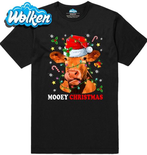 Obrázek produktu Pánské tričko Vánoční Kráva Mooey Christmas