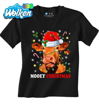 Dětské tričko Vánoční Kráva Mooey Christmas.jpg