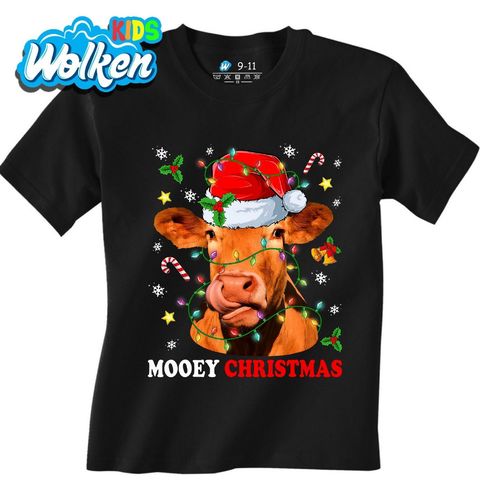 Obrázek produktu Dětské tričko Vánoční Kráva Mooey Christmas