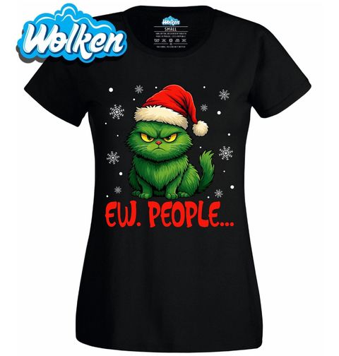 Obrázek produktu Dámské tričko Kočičí Grinch Ew People
