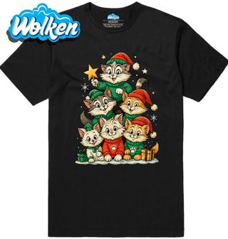 Pánské tričko Vánoční Kočičí Parta.jpg