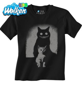 Dětské tričko Hororový Stín Démonické Kočky.jpg