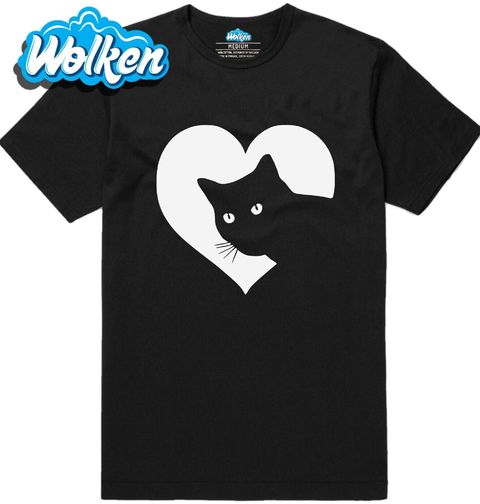 Obrázek produktu Pánské tričko Kočičí Stín v Srdci