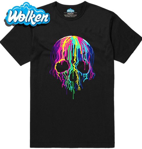 Obrázek produktu Pánské tričko Rozteklá Psychadelická Lebka