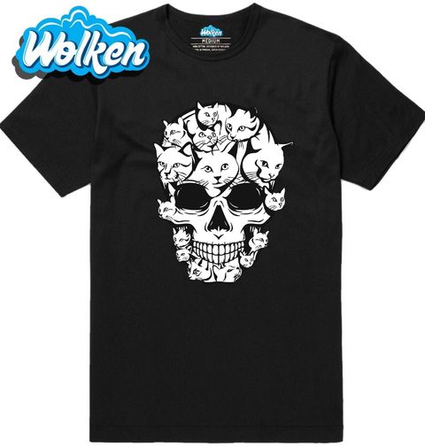 Obrázek produktu Pánské tričko Lebka z Koček