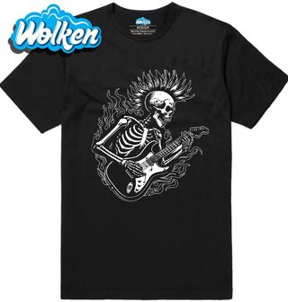 Pánské tričko Punkáč Kostlivec s Kytarou.jpg