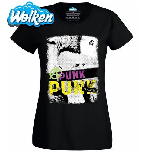 Obrázek produktu Dámské tričko Punk Žije Punk Is Alive