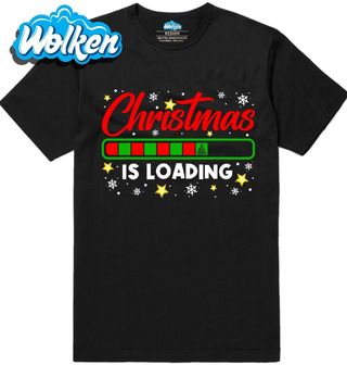 Pánské tričko Načítání Vánoc Christmas is loading.jpg