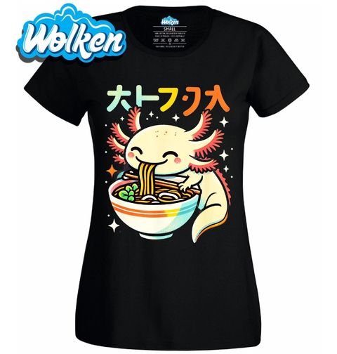 Obrázek produktu Dámské tričko Axolotl s Miskou Ramen Nudlí