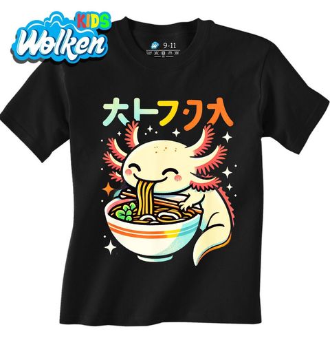 Obrázek produktu Dětské tričko Axolotl s Miskou Ramen Nudlí