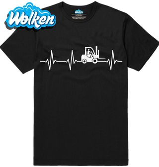 Pánské tričko Kardiogram a Vysokozdvižný Vozík.jpg