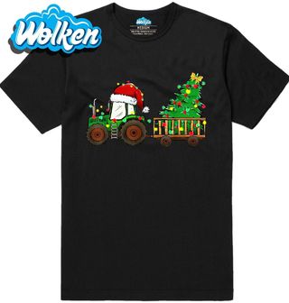 Pánské tričko Vánoční Traktor.jpg