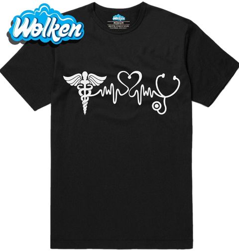 Obrázek produktu Pánské tričko Kardiogram Zdravotnictví