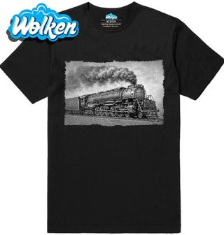 Pánské tričko Parní Lokomotiva Big Boy 4014.jpg