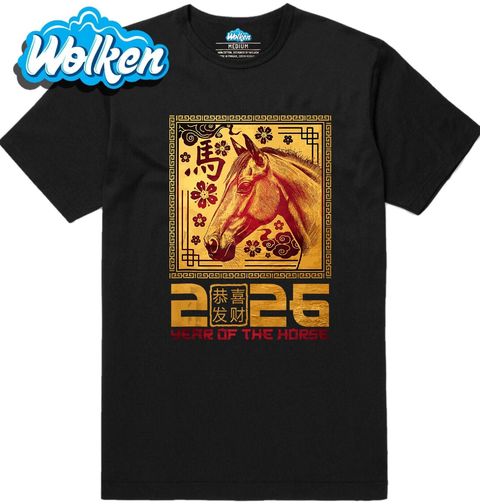 Obrázek produktu Pánské tričko Čínský Rok Ohnivého Koně 2026