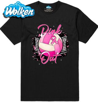 Pánské tričko Růžový Volejbalový Míč Naděje Pink Out.jpg