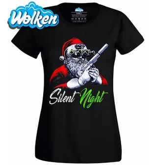 Dámské tričko Santa Agent v Utajení Silent Night.jpg