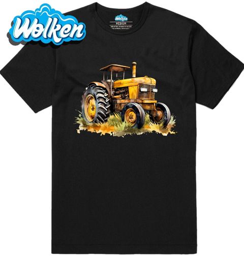 Obrázek produktu Pánské tričko Žlutý Traktor na Poli