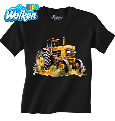Obrázek produktu Dětské tričko Žlutý Traktor na Poli