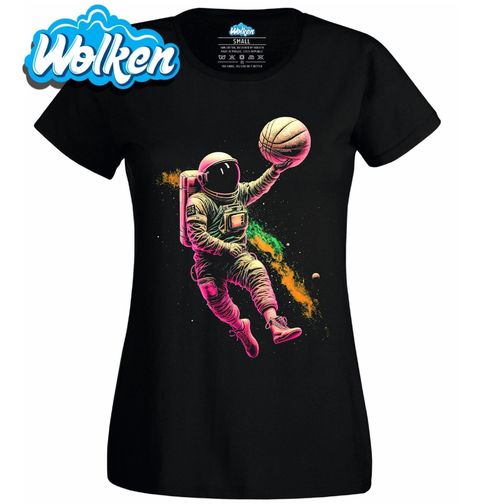 Obrázek produktu Dámské tričko Astronaut a Kosmický Basketbalový Míč
