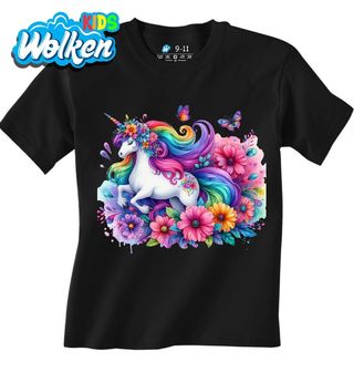Dětské tričko Jednorožec v Květinovém Snu.jpg