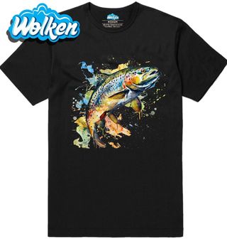 Pánské tričko Pstruh duhový Trout.jpg