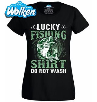 Dámské tričko Rybářské triko pro štěstí – neprat!.jpg