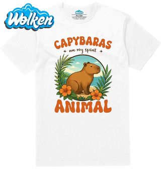 Pánské tričko  Kapybara na Pláži Capybara is my spirit animal.jpg