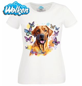 Dámské tričko  Rhodéský ridgeback v Motýlí Zahradě.jpg