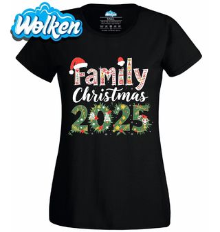 Dámské tričko Rodinné Vánoce Family Christmas 2025.jpg