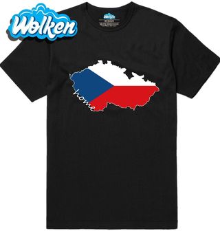 Pánské tričko Česká republika je Můj Domov.jpg