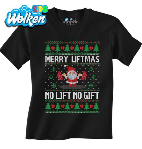 Obrázek produktu Dětské tričko Vánoční Santa v Posilovně Merry Liftmas