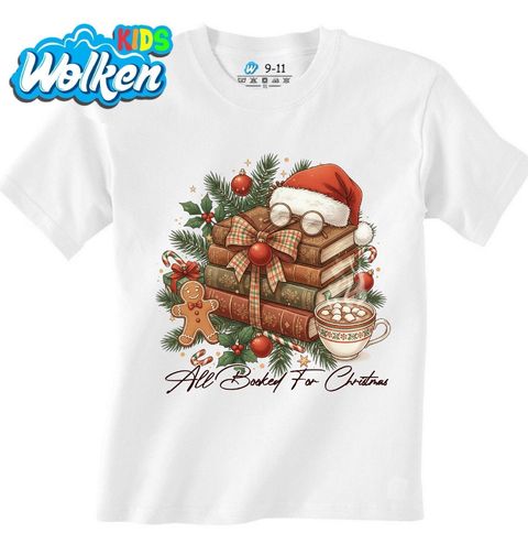 Obrázek produktu Dětské tričko Zarezervované Vánoce s Knihou