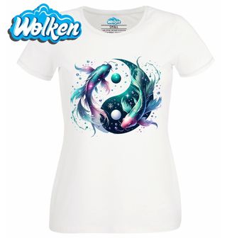 Dámské tričko  Jin a Jang Koi Kapr Horoskop Ryby.jpg