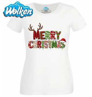 Dámské tričko  Pohádkové Vánoce Merry Christmas.jpg