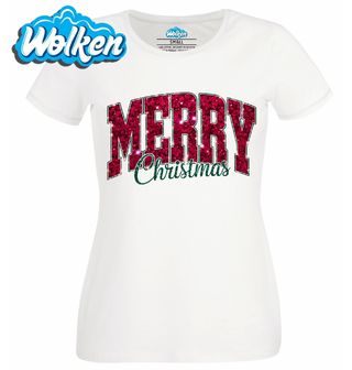 Dámské tričko  Třpytivé Vánoce Merry Christmas.jpg