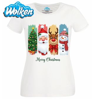 Dámské tričko  Vánoční Parta Merry Christmas.jpg
