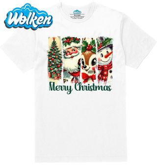 Pánské tričko  Vintage Vánoce Merry Christmas.jpg