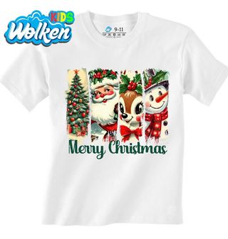 Dětské tričko Vintage Vánoce Merry Christmas.jpg