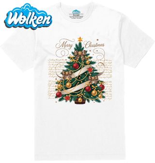 Pánské tričko  Zlaté Vánoce Merry Christmas.jpg