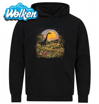 Mikina  Brachiosaurus v květinové džungli.jpg