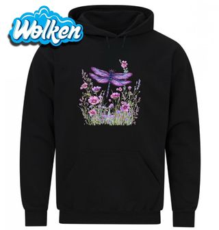 Mikina  Fialová Vážka mezi Lučními Květinami.jpg