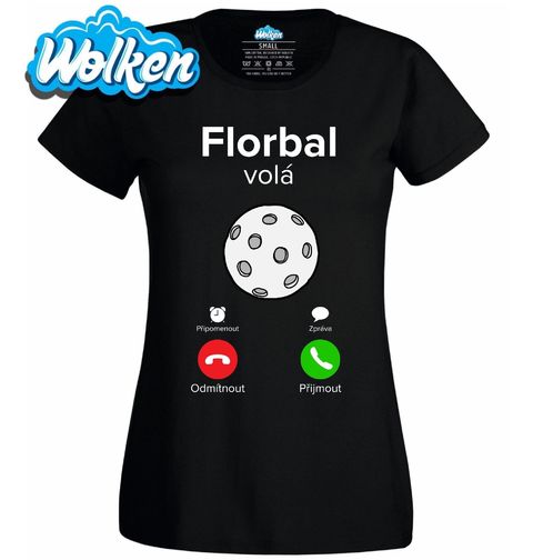 Obrázek produktu Dámské tričko Florbal volá Phone Call