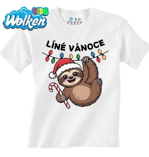 Obrázek produktu Dětské tričko Líné Vánoce Mládě Lenochoda