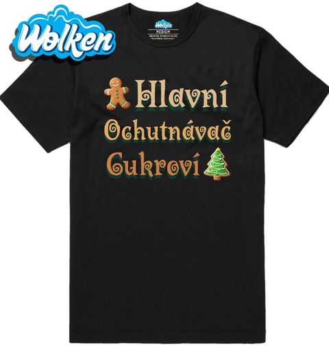 Obrázek produktu Pánské tričko Hlavní Ochutnávač Cukroví