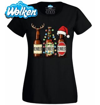 Dámské tričko Vánoční Sobí Lahváče REINBEER.jpg