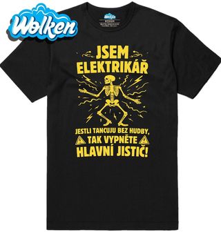 Pánské tričko Elektrikář pod Proudem.jpg