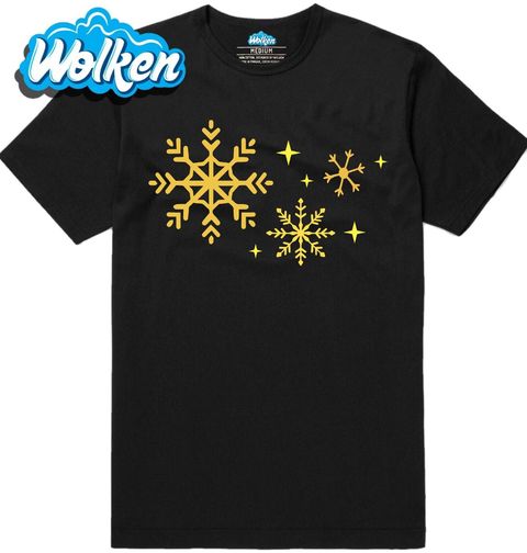 Obrázek produktu Pánské tričko Zlaté Sněhové Hvězdy