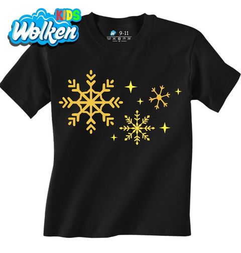 Obrázek produktu Dětské tričko Zlaté Sněhové Hvězdy